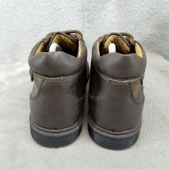 Nunn Bush Shoes Mens Size 8 Webb Lake Brown Waterproof Lace Up Casual Boots